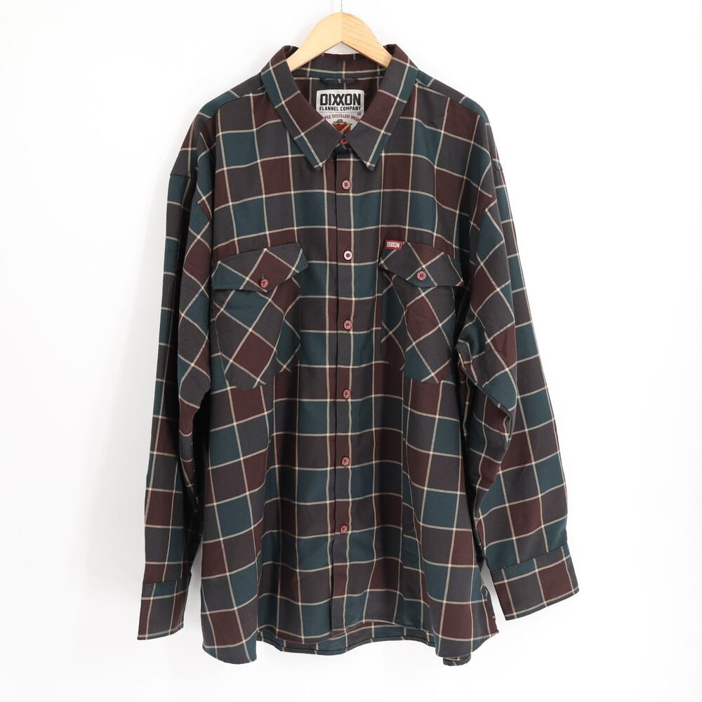 Dixxon Flannel Company Men's 5XL Triple Distilled Irish Long Sleeve Flannel Fall